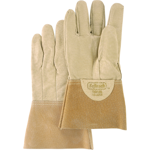 Softouch Welding Gloves, Pigskin Leather, Size Medium CSL Industriel Inc.