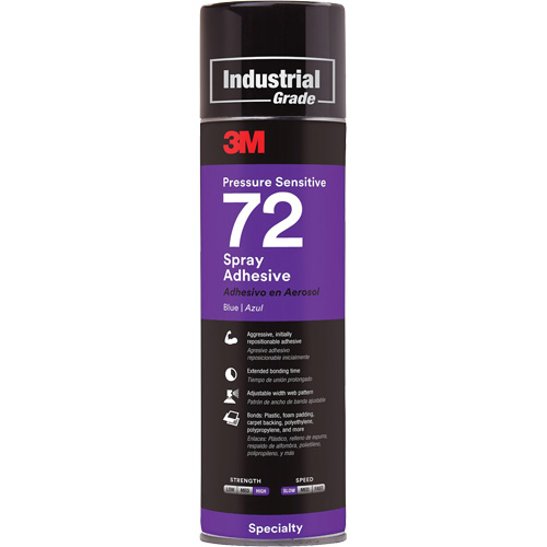 Adh&eacute;sifs autocollants 72, Bleu, Canette a&eacute;rosol CSL Industriel Inc.