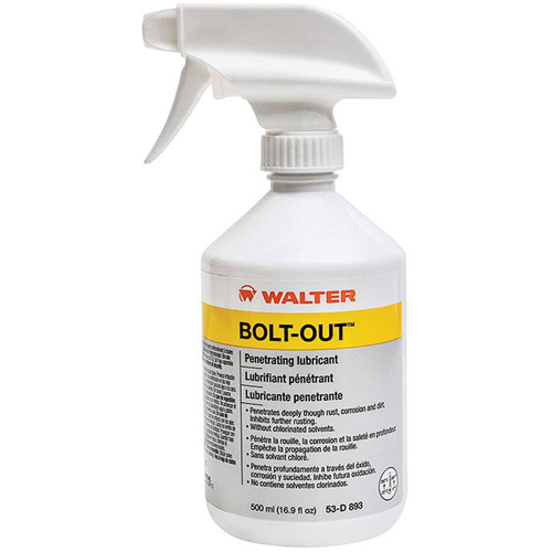 Huile p&eacute;n&eacute;trante Bolt-Out, Bouteille &agrave; g&acirc;chette, 500 ml CSL Industriel Inc.