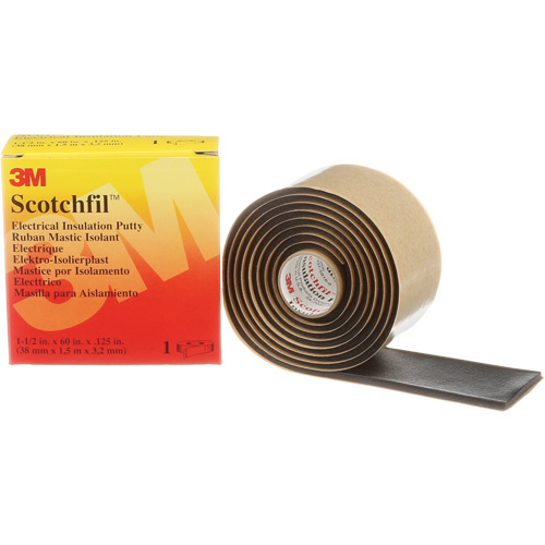 Mastic isolant Scotchfil, Rouleau, Noir CSL Industriel Inc.