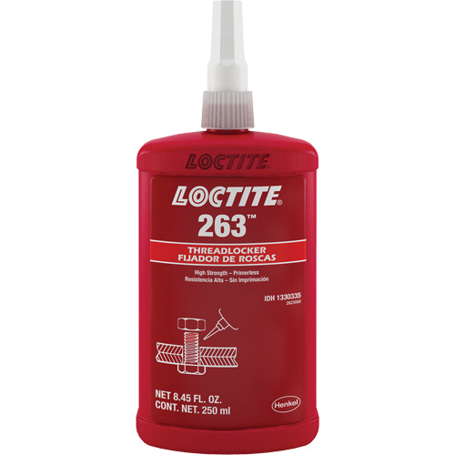 Compos&eacute; de blocage 263 s&eacute;chage rapide, Rouge, &eacute;lev&eacute;, 250 ml, Bouteille CSL Industriel Inc.