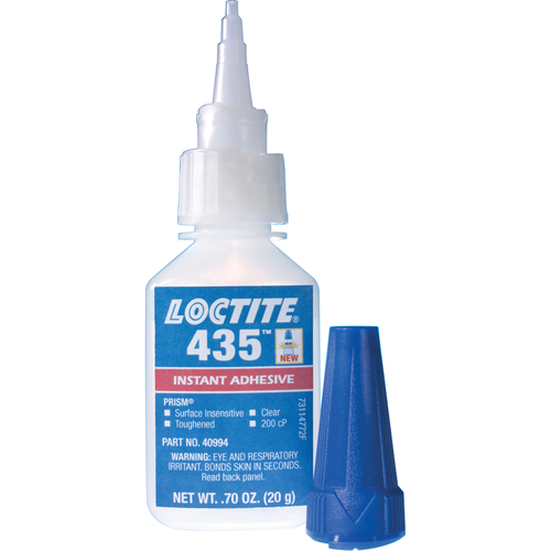 Adh&eacute;sif instantan&eacute;  431 pour toute surface, Transparent, Bouteille, 20 g CSL Industriel Inc.