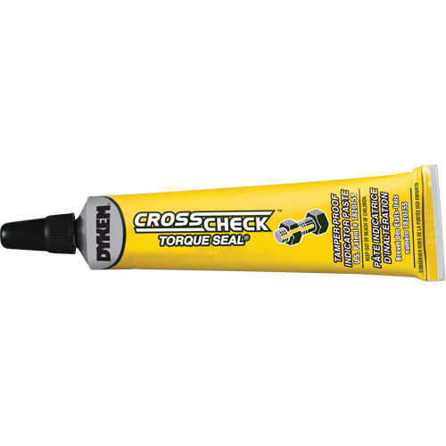 Cross Check Torque Seal&reg; Tamper-Proof Indicator Paste, 1 fl. oz., Tube, Yellow CSL Industriel Inc.