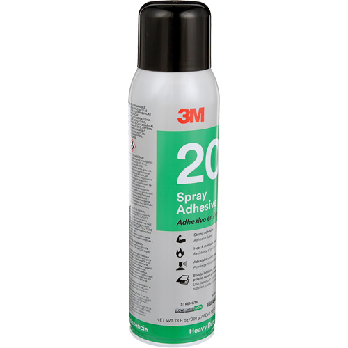 Adh&eacute;sif en a&eacute;rosol r&eacute;sistant 20, Transparent, Canette a&eacute;rosol CSL Industriel Inc.