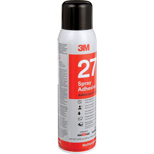 27 Multi-Purpose Spray Adhesive, Clear, Aerosol Can CSL Industriel Inc.