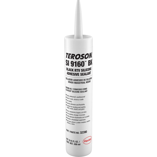 Teroson&reg; SI 9160 Silicone Sealant, Cartridge, Black CSL Industriel Inc.