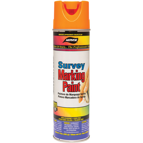 Peinture de marquage &agrave; base de solvant, 17 oz, Canette a&eacute;rosol CSL Industriel Inc.