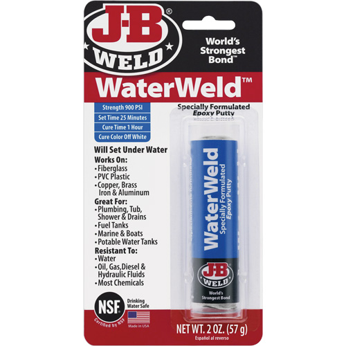 WaterWeld Epoxy, 2 oz., Stick, Off-White CSL Industriel Inc.