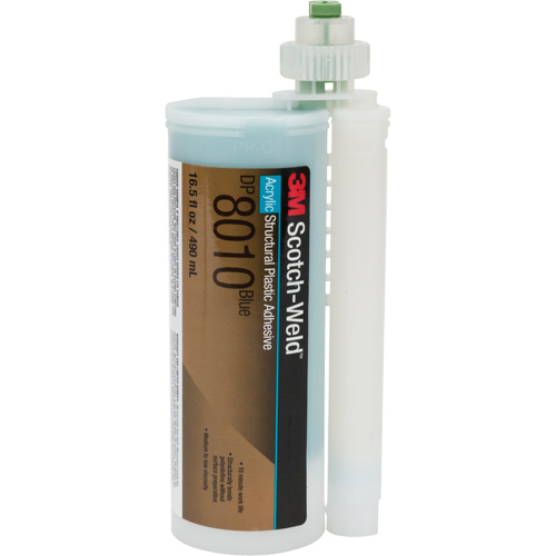 Adh&eacute;sif structural pour composants en plastique Scotch-Weld, Deux composants, Cartouche, 490 ml, Bleu CSL Industriel Inc.