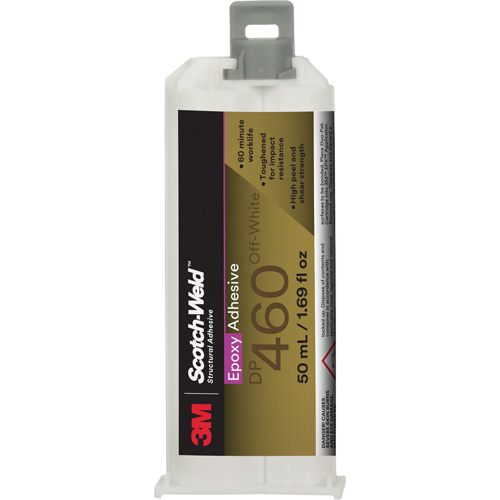 Adh&eacute;sif Scotch-Weld, 50 ml, Cartouche double, Deux composants, Blanc CSL Industriel Inc.