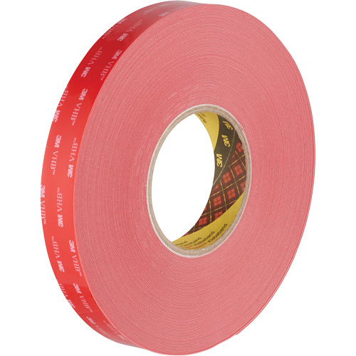 VHB Tape, 32.9 m (108') L x 1117.6 mm (44") W, 0.015 mm, Acrylic CSL Industriel Inc.