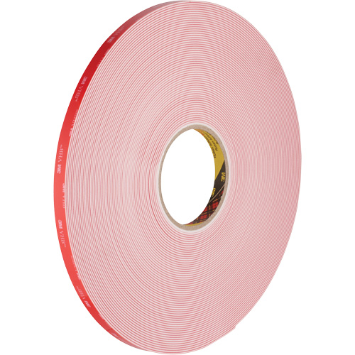 VHB Tape, 32.9 m (108') L x 12.7 mm (1/2") W, 62 mils, Acrylic CSL Industriel Inc.