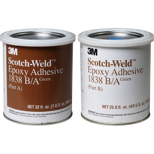 Scotch-Weld Adhesive, 32 fl. oz., Pail, Two-Part, Green CSL Industriel Inc.