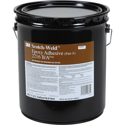 Scotch-Weld Adhesive, 5 gal., Pail, Two-Part, Grey CSL Industriel Inc.