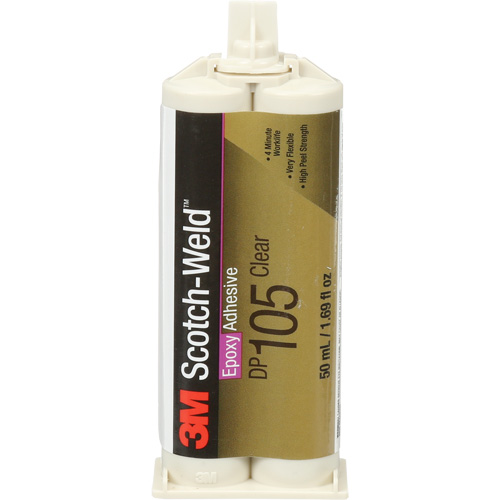 Adh&eacute;sif Scotch-Weld, 1,7 liq. oz., Cartouche, Deux composants, Translucide CSL Industriel Inc.