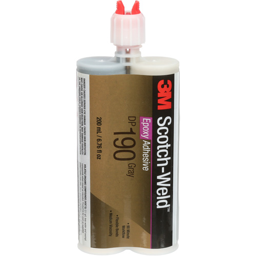 Adh&eacute;sif Scotch-Weld, 200 ml, Cartouche, Deux composants, Gris CSL Industriel Inc.