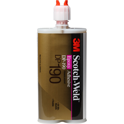 Adh&eacute;sif Scotch-Weld, 200 ml, Cartouche, Deux composants, Translucide CSL Industriel Inc.