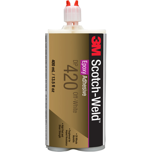 Scotch-Weld Adhesive, 400 ml, Cartridge, Two-Part, Off-White CSL Industriel Inc.