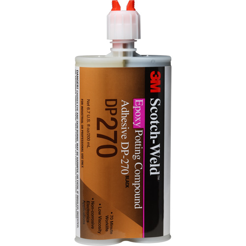 Scotch-Weld Potting Compound, 200 ml, Dual Cartridge, Two-Part, Black CSL Industriel Inc.
