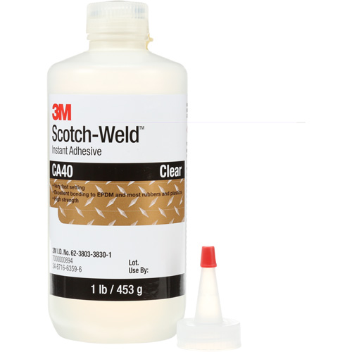 Scotch-Weld Instant Adhesive CA5, Clear, Bottle, 1 lbs. CSL Industriel Inc.