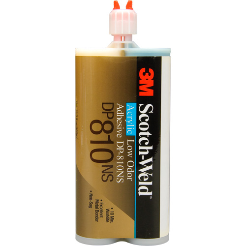 Scotch-Weld Low-Odor Acrylic Adhesive, Two-Part, Cartridge, 200 ml, Off-White CSL Industriel Inc.