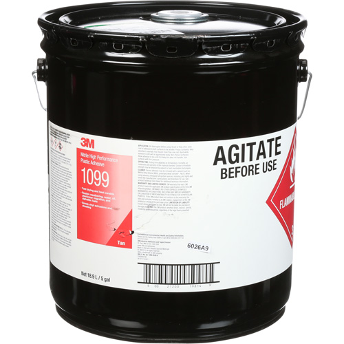 Scotch-Weld Nitrile High-Performance Adhesive, 5 gal., Pail, Yellow CSL Industriel Inc.