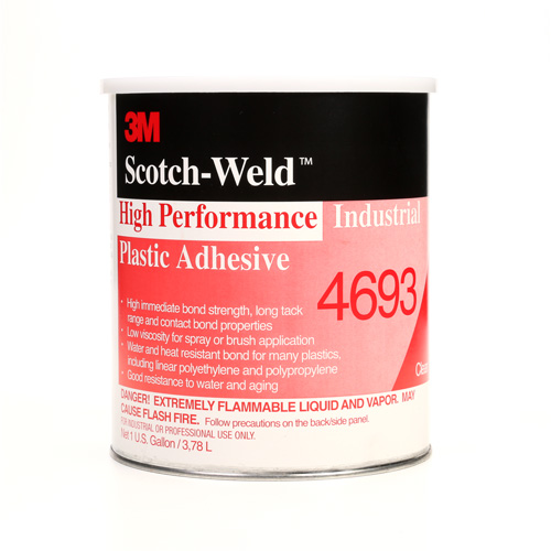 High-Performance Industrial Plastic Adhesive, 1 gal., Gallon, Yellow CSL Industriel Inc.