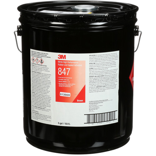 Scotch-Weld High-Performance Rubber & Gasket Adhesive, Pail, Brown CSL Industriel Inc.