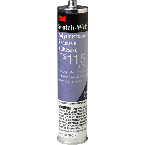 Scotch-Weld PUR Adhesive, 10 oz., Cartridge, Clear CSL Industriel Inc.