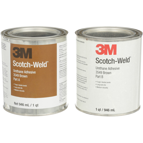 Scotch-Weld Urethane Adhesive 3549, 64 fl. oz., Can, Brown CSL Industriel Inc.