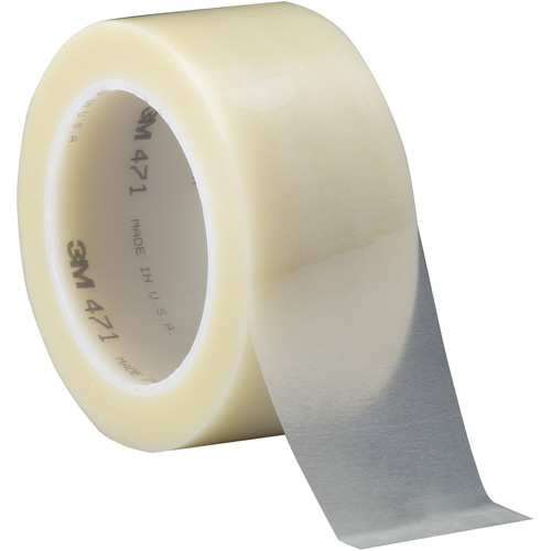 Ruban en vinyle 471, 50,8 mm (2") la x 32,9 m (108') lo, 5,2 mils, Transparent CSL Industriel Inc.
