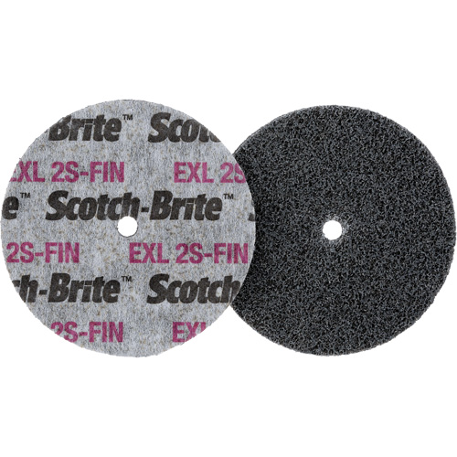 Meule homog&egrave;ne Scotch-Brite EXL, 3" x 1/2", Arbre de 1/4" CSL Industriel Inc.