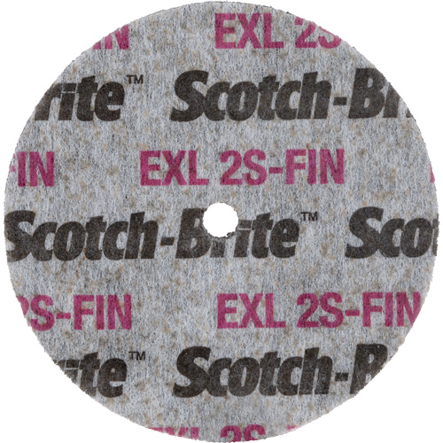 Meule homog&egrave;ne Scotch-Brite EXL, 3" x 1/2", Arbre de 1/4" CSL Industriel Inc.