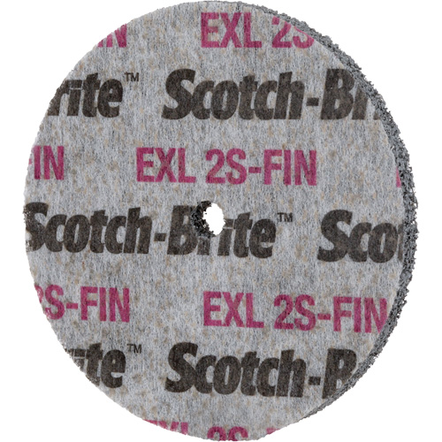 Meule homog&egrave;ne Scotch-Brite EXL, 3" x 1/2", Arbre de 1/4" CSL Industriel Inc.