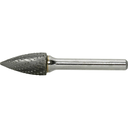 Solid Carbide Burr, SG-1, 1/4" Dia., 1/4" Shank, 5/8" Depth of Cut CSL Industriel Inc.