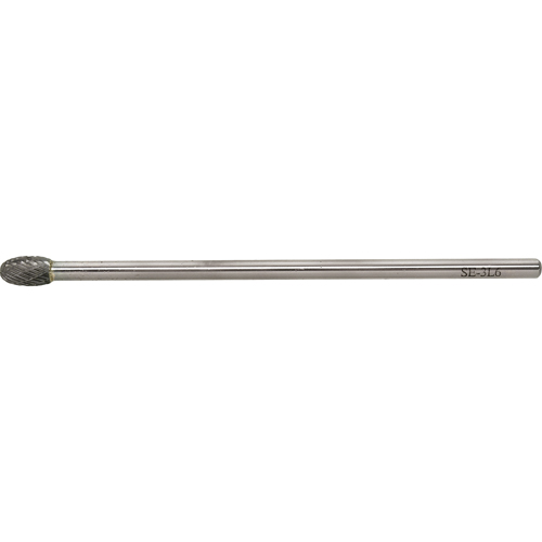 Solid Carbide Burr, SE-1L6, 1/4" Dia., 1/4" Shank, 3/8" Depth of Cut CSL Industriel Inc.