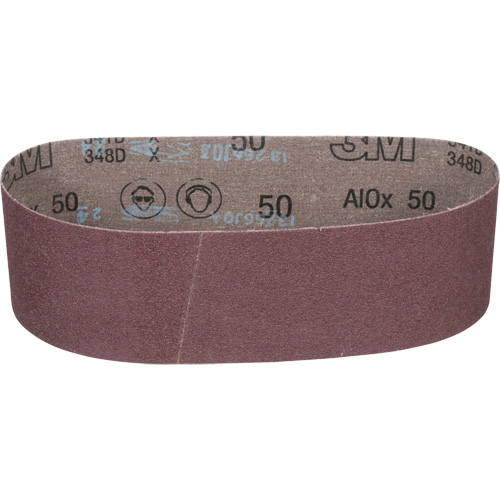 Cloth Belt 241D, 3" W X 24" L, Aluminum Oxide, 50 Grit CSL Industriel Inc.