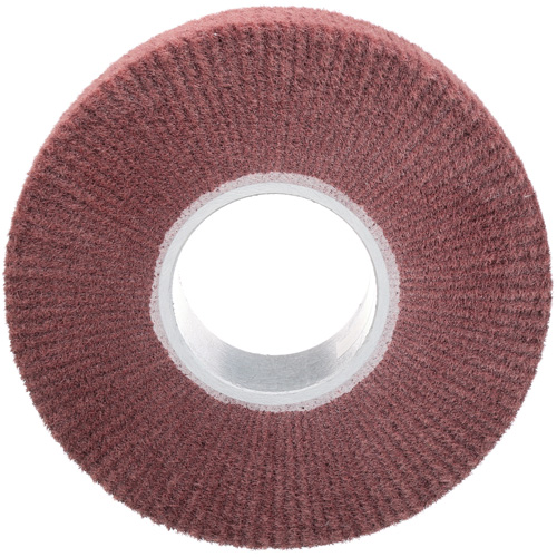 Brosse &agrave; lamelle de finition Scotch-Brite, Oxyde d'aluminium, Grain Fin, 8" x 2" x 3" CSL Industriel Inc.