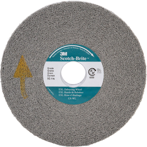 Scotch-Brite EXL Deburring Wheel, 6" x 1", 1" Arbor CSL Industriel Inc.