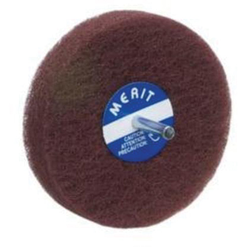 Abrasotex Non-Woven Disc Wheel, 4" Dia., Fine Grit, Aluminum Oxide CSL Industriel Inc.