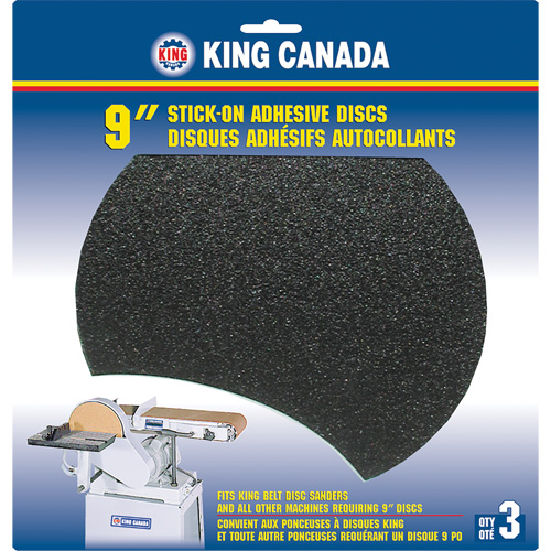 Wood Sanding Disc, 9" Dia., 60 Grit CSL Industriel Inc.