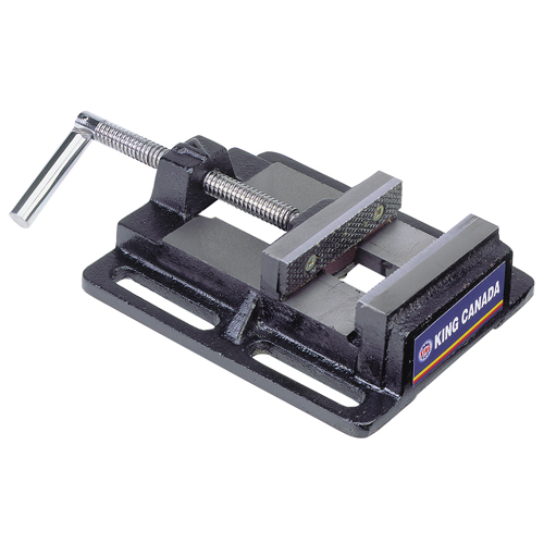 Drill Press Vise, 6" Jaw Width, 0" Throat Depth, Bench Mount Base CSL Industriel Inc.