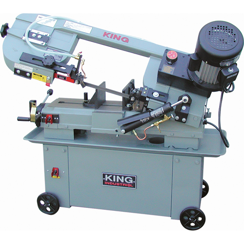 Metal Cutting Band Saws With Geardrive, Horizontal/Vertical, Round 7" and 7" x 12" Rectangular Cutting Capacity CSL Industriel Inc.