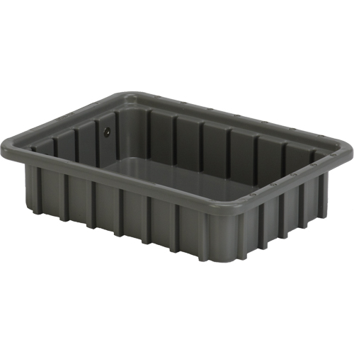 Contenants Divider Box, Poly&eacute;thyl&egrave;ne, 10,8" la x 8,3" p x 2,5" h, Gris CSL Industriel Inc.