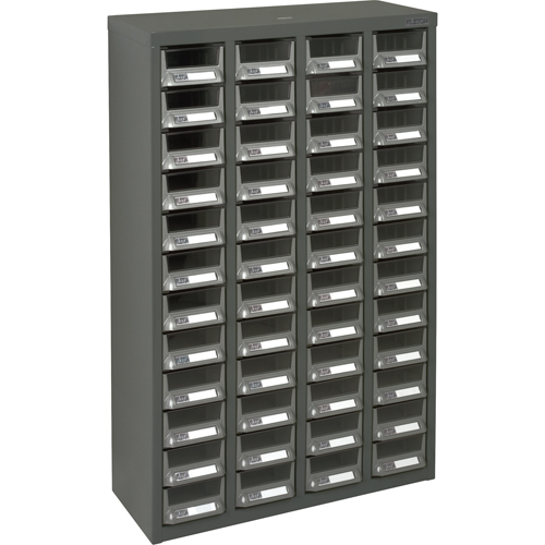 KPC-400 Parts Cabinet, Galvanized Steel, 48 Drawers, 22-3/5" x 8-7/10" x 36-9/10", Grey CSL Industriel Inc.