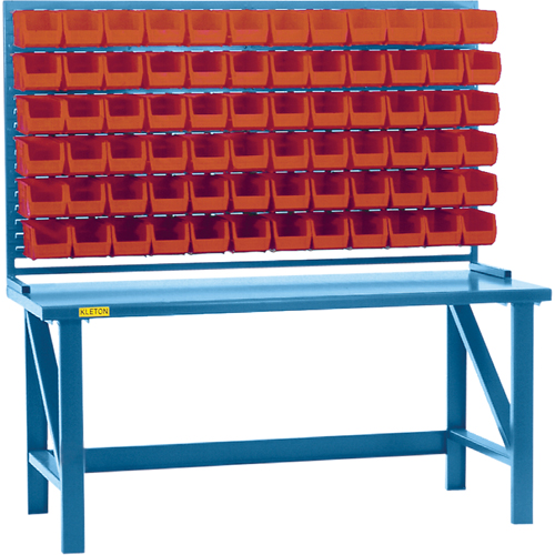 Rayonnage &agrave; persienne avec bacs, 36 bacs, 72" la x 15" p x 40" h CSL Industriel Inc.