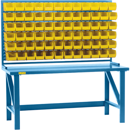 Rayonnage &agrave; persienne avec bacs, 36 bacs, 72" la x 15" p x 40" h CSL Industriel Inc.