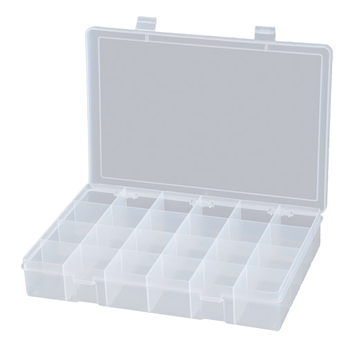 Boîtes &agrave; compartiments compactes en polypropyl&egrave;ne, 13-1/8" la x 9" p x 2-5/16" h, 24 compartiments CSL Industriel Inc.