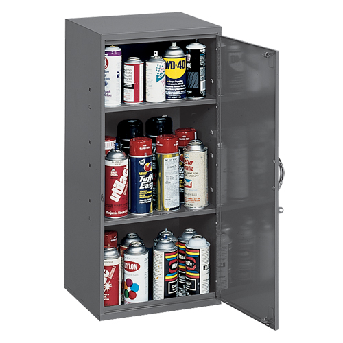 Utility Cabinet, Steel, 2 Shelves, 30" H x 13-3/4" W x 12-3/4" D, Grey CSL Industriel Inc.