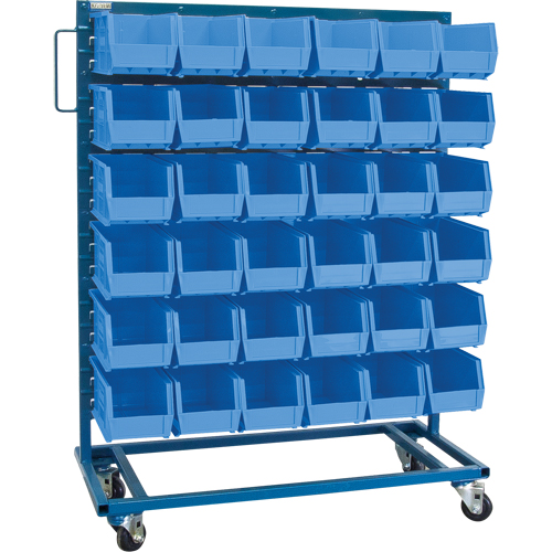 Support mobile pour bacs &agrave; un c&ocirc;t&eacute;, &agrave; un c&ocirc;t&eacute;, 36 bacs, 36" la x 16" p x 46-1/2" h CSL Industriel Inc.